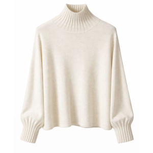 Jersey de Punto con Cuello Alto